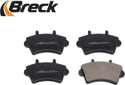 Breck 23613 00 703 00 - Kit de plaquettes de frein, frein à disque cwaw.fr