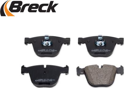 Breck 23309 00 702 10 - Kit de plaquettes de frein, frein à disque cwaw.fr