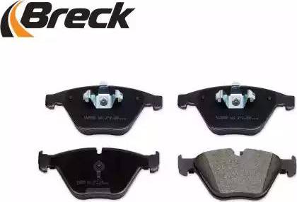 Breck 23313 00 701 10 - Kit de plaquettes de frein, frein à disque cwaw.fr