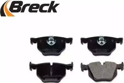 Breck 23732 00 702 00 - Kit de plaquettes de frein, frein à disque cwaw.fr