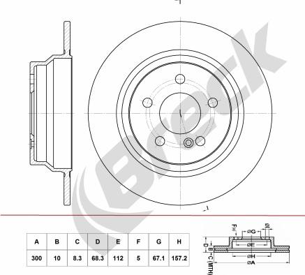 Ferodo DDF1308C-1 - Disque de frein cwaw.fr