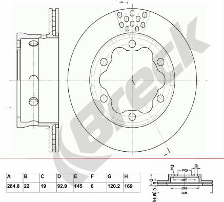 Breck BR 385 VA100 - Disque de frein cwaw.fr