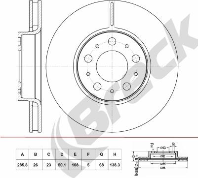 CAR 186789 - Disque de frein cwaw.fr