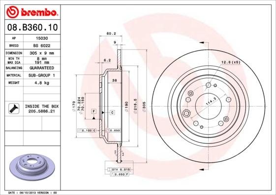 Breco BS 6022 - Disque de frein cwaw.fr