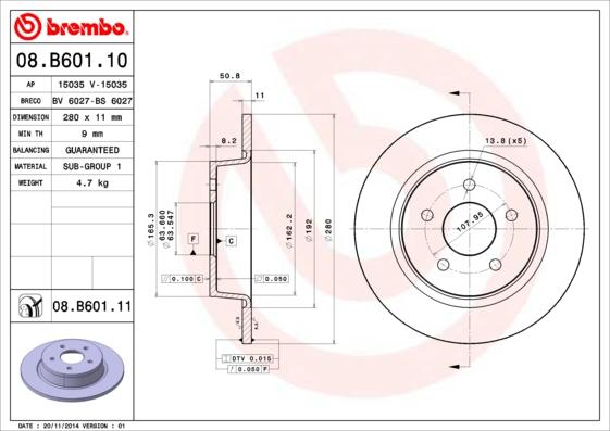 Breco BS 6027 - Disque de frein cwaw.fr