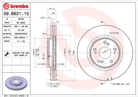 Breco BS 8950 - Disque de frein cwaw.fr