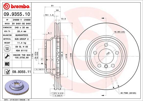 Breco BS 8491 - Disque de frein cwaw.fr