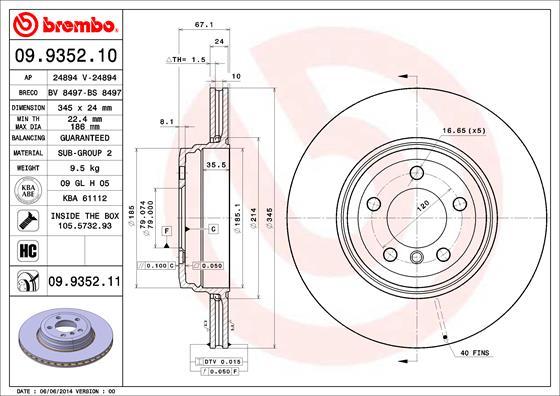 Breco BS 8497 - Disque de frein cwaw.fr