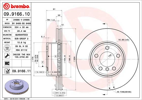 Breco BS 8488 - Disque de frein cwaw.fr