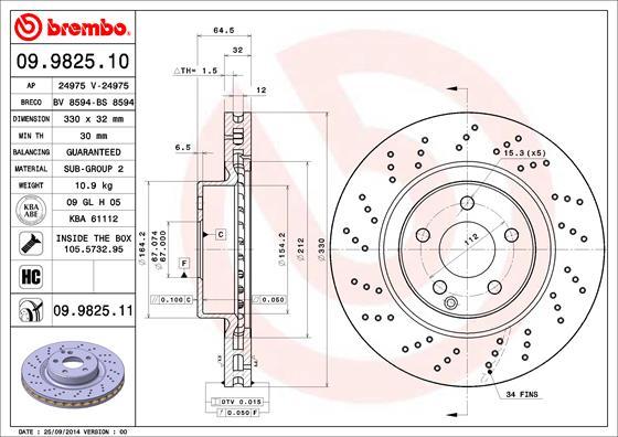 Breco BS 8594 - Disque de frein cwaw.fr