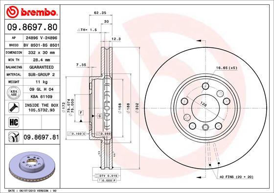 Breco BS 8501 - Disque de frein cwaw.fr