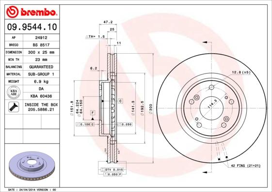 Breco BS 8517 - Disque de frein cwaw.fr