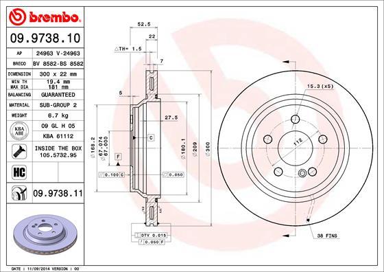 Breco BS 8582 - Disque de frein cwaw.fr