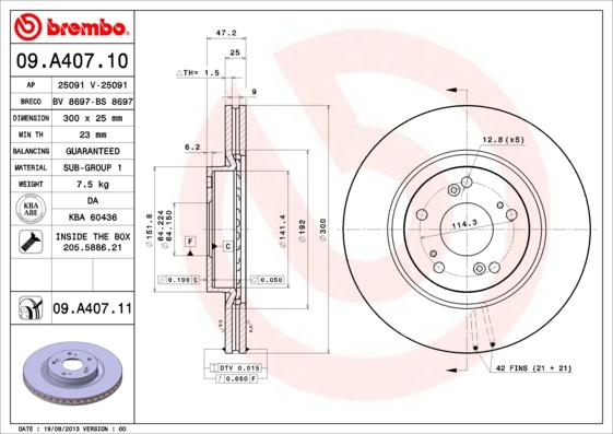 Breco BS 8697 - Disque de frein cwaw.fr