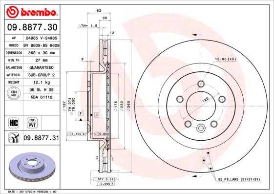 Breco BS 8609 - Disque de frein cwaw.fr