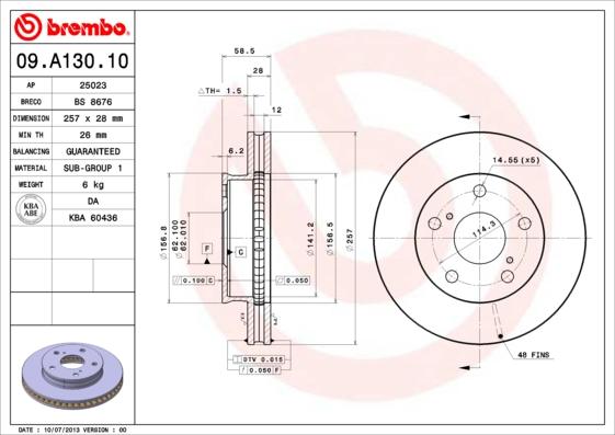 Breco BS 8676 - Disque de frein cwaw.fr