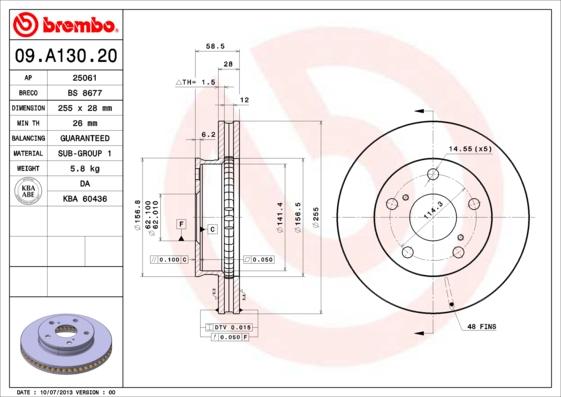 Breco BS 8677 - Disque de frein cwaw.fr