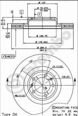 Breco BS 8023 - Disque de frein cwaw.fr