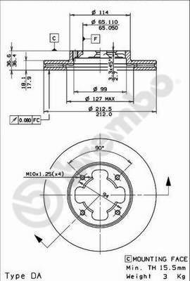 Breco BS 8151 - Disque de frein cwaw.fr