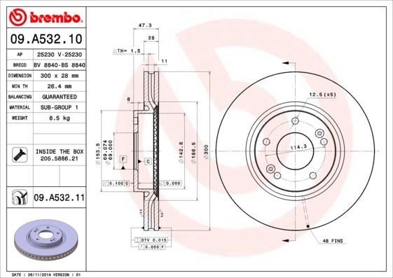 Breco BS 8840 - Disque de frein cwaw.fr