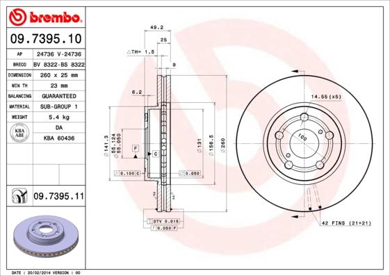 Breco BS 8322 - Disque de frein cwaw.fr