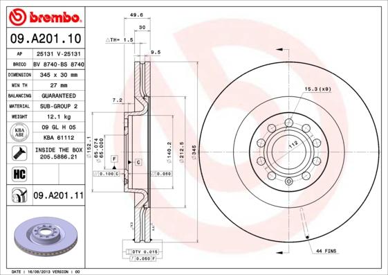 Breco BS 8740 - Disque de frein cwaw.fr