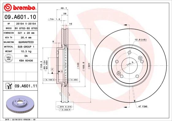 Breco BS 8763 - Disque de frein cwaw.fr