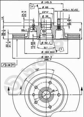 Breco BS 7907 - Disque de frein cwaw.fr