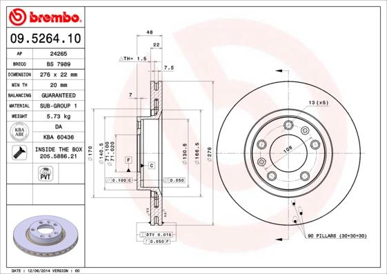 Breco BS 7989 - Disque de frein cwaw.fr