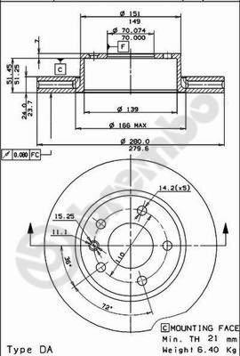 Breco BS 7978 - Disque de frein cwaw.fr