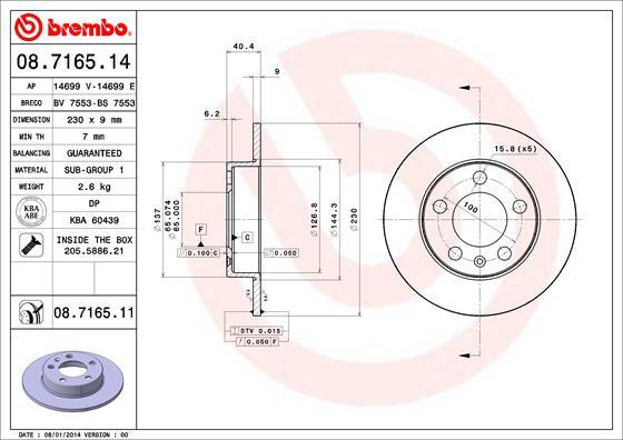 Breco BS 7553 - Disque de frein cwaw.fr