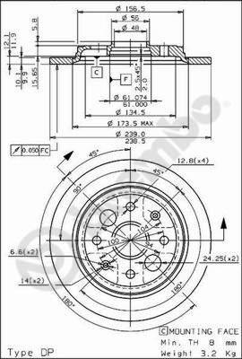 Breco BS 7513 - Disque de frein cwaw.fr