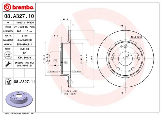 Breco BS 7698 - Disque de frein cwaw.fr