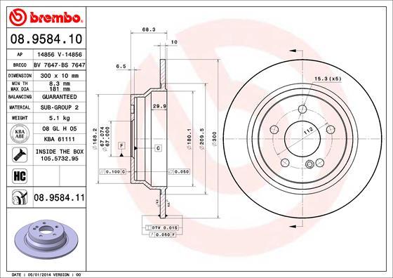 Breco BS 7647 - Disque de frein cwaw.fr