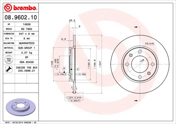 Breco BS 7650 - Disque de frein cwaw.fr