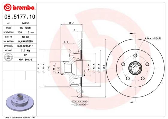 Breco BS 7388 - Disque de frein cwaw.fr