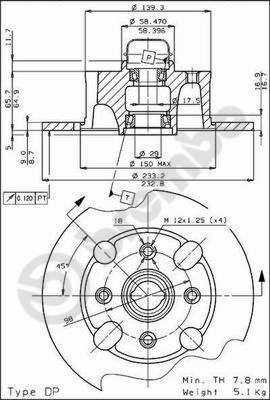 Breco BS 7320 - Disque de frein cwaw.fr