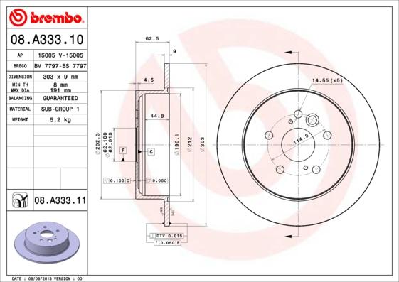 Breco BS 7797 - Disque de frein cwaw.fr