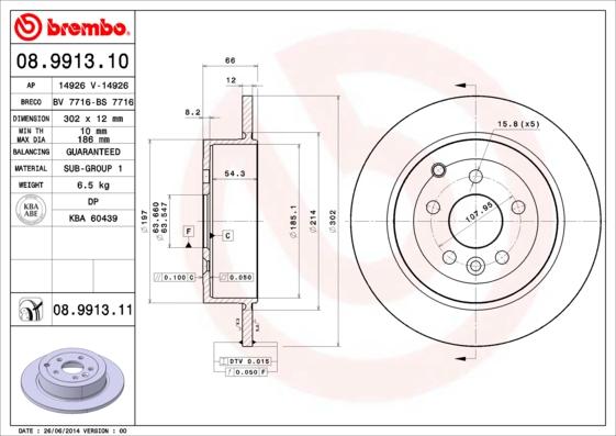 Breco BS 7716 - Disque de frein cwaw.fr