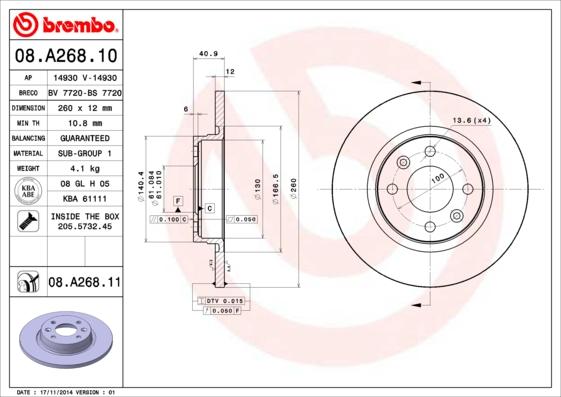 Breco BS 7720 - Disque de frein cwaw.fr