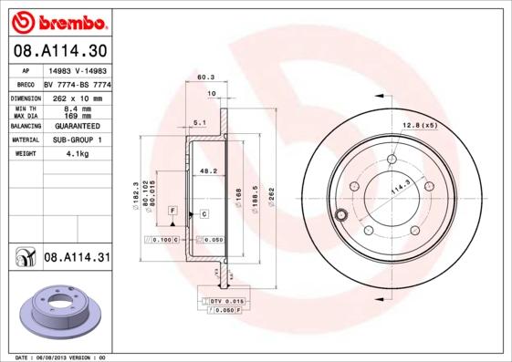 Breco BS 7774 - Disque de frein cwaw.fr