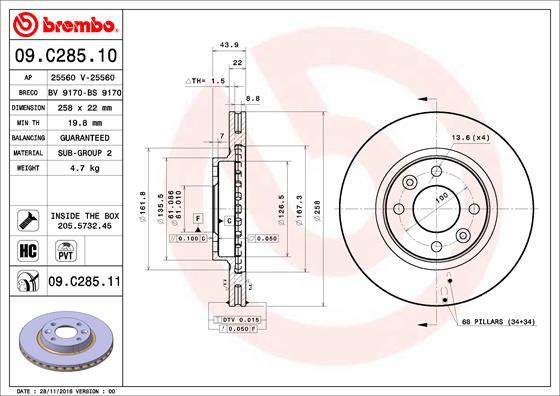 Breco BV 9170 - Disque de frein cwaw.fr