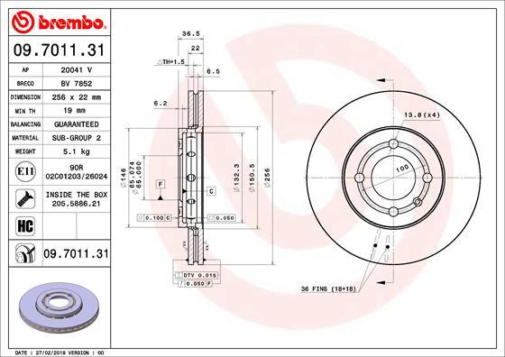 Breco BV 7852 - Disque de frein cwaw.fr