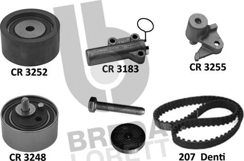 Breda Lorett KCD0670 - Kit de distribution cwaw.fr