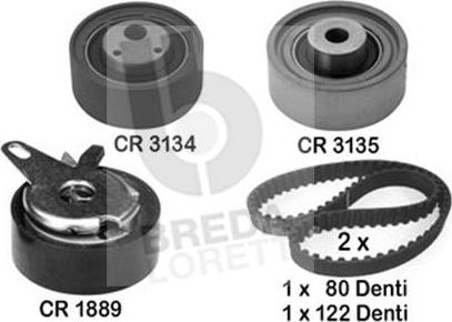 Breda Lorett KCD0008 - Kit de distribution cwaw.fr