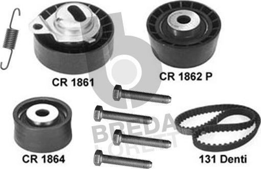 Breda Lorett KCD0015 - Kit de distribution cwaw.fr