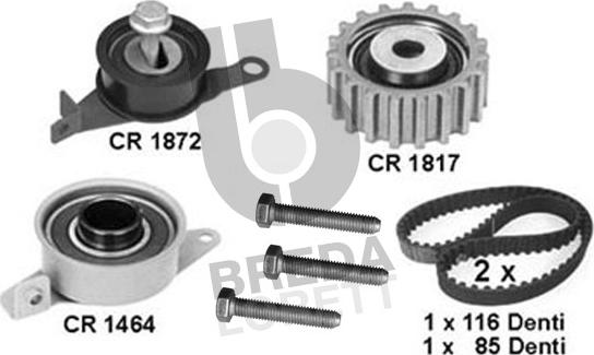 Breda Lorett KCD0010 - Kit de distribution cwaw.fr