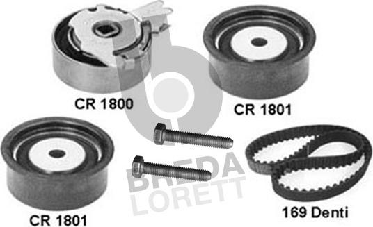 Breda Lorett KCD0022 - Kit de distribution cwaw.fr