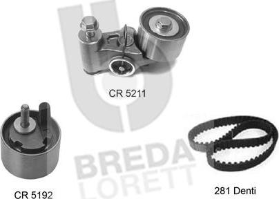 Breda Lorett KCD0188 - Kit de distribution cwaw.fr