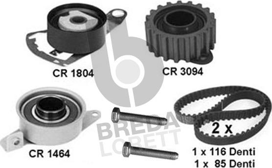 Breda Lorett KCD0362 - Kit de distribution cwaw.fr